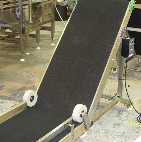 Inclined Grip Faced Conveyor